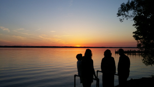 The Long View at Dusk on Cayuga Lake