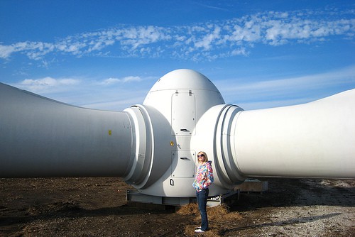 Huge Wind Turbine Rotor
