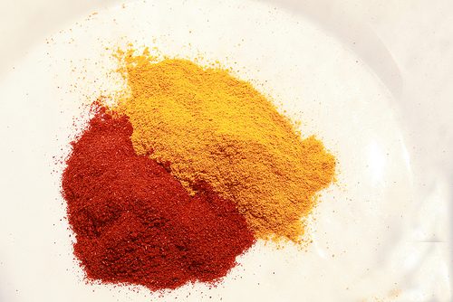 Turmeric and Paprika