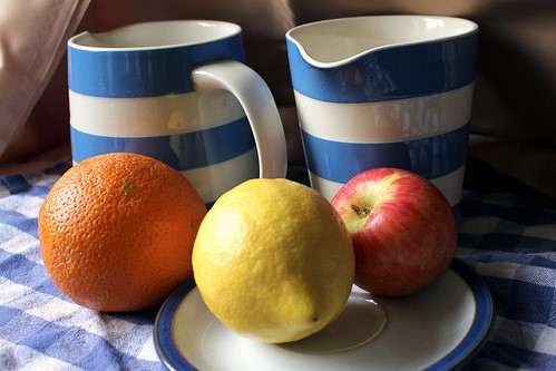 Apple, Orange, and Lemon