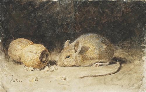 Mouse with a Peanut