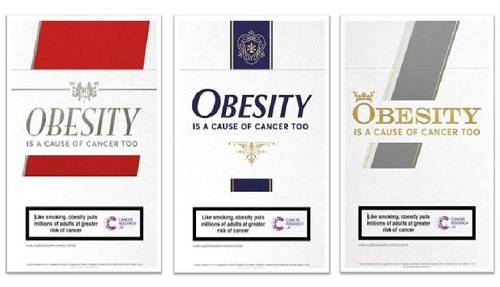 Obesity Is Like Smoking, Billboard by Cancer Research UK