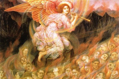 Angel Piping to the Souls in Hell