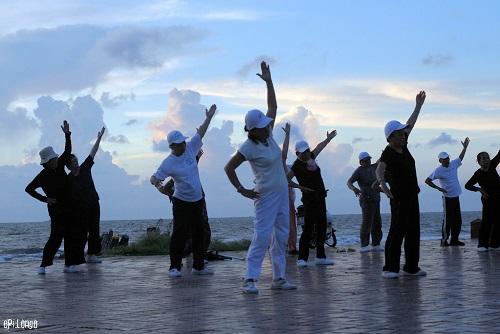 Aerobic Morning in Vietnam