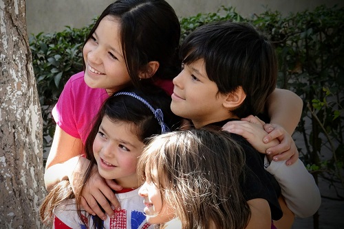 Children in Plaza Hidalgo
