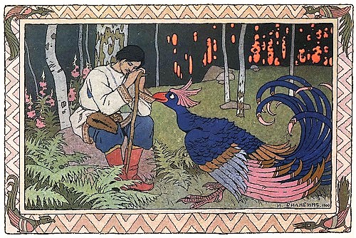 Illustration for the Russian Fairy Story "Maria Morevna"