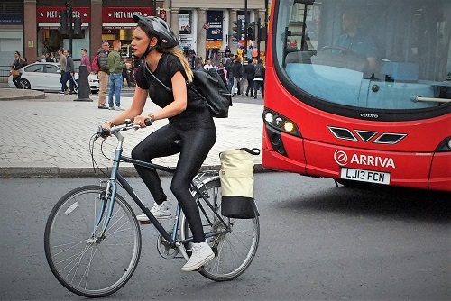 Trafalgar Square Cyclist