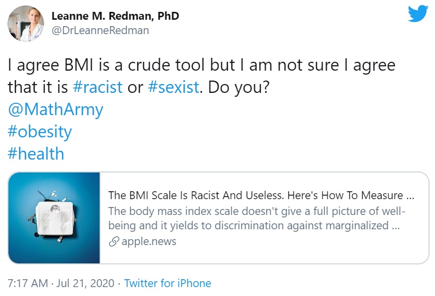 Is BMI Racist?