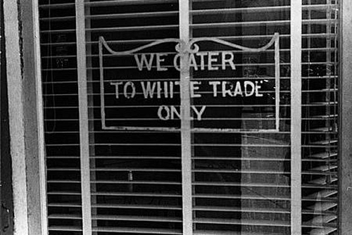 We Cater to White Trade Only