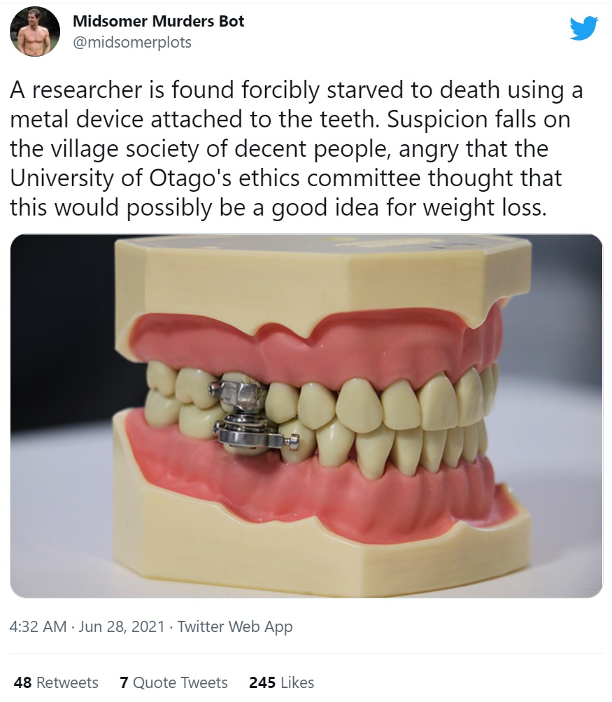 DentalSlim Device Tweet