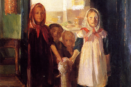 Little Girls with a Cod