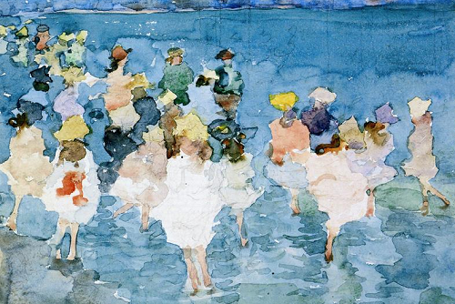 Children at the Beach