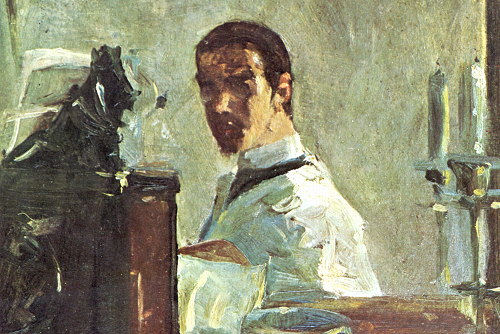 Self-Portrait in Front of a Mirror