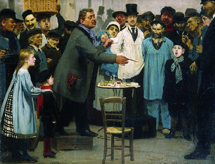 A Newspaper Seller in Paris