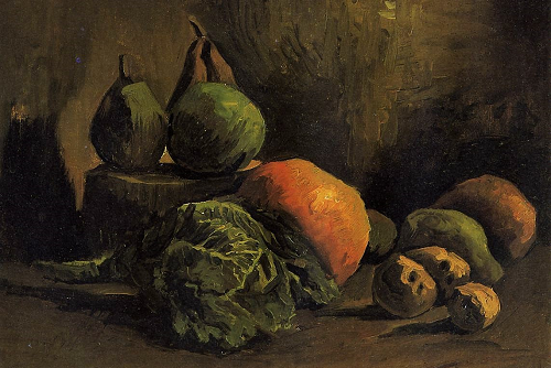 Still Life with Vegetables and Fruit