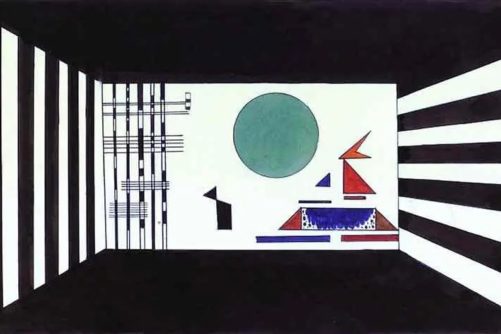 Stage Set for Mussorgsky's Pictures at an Exhibition