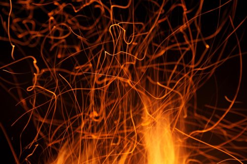 Campfire and Sparks