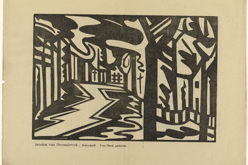 Landscape with Zigzag Path