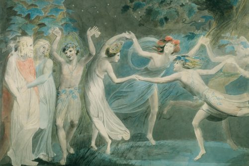 Oberon, Titania, and Puck with Fairies Dancing