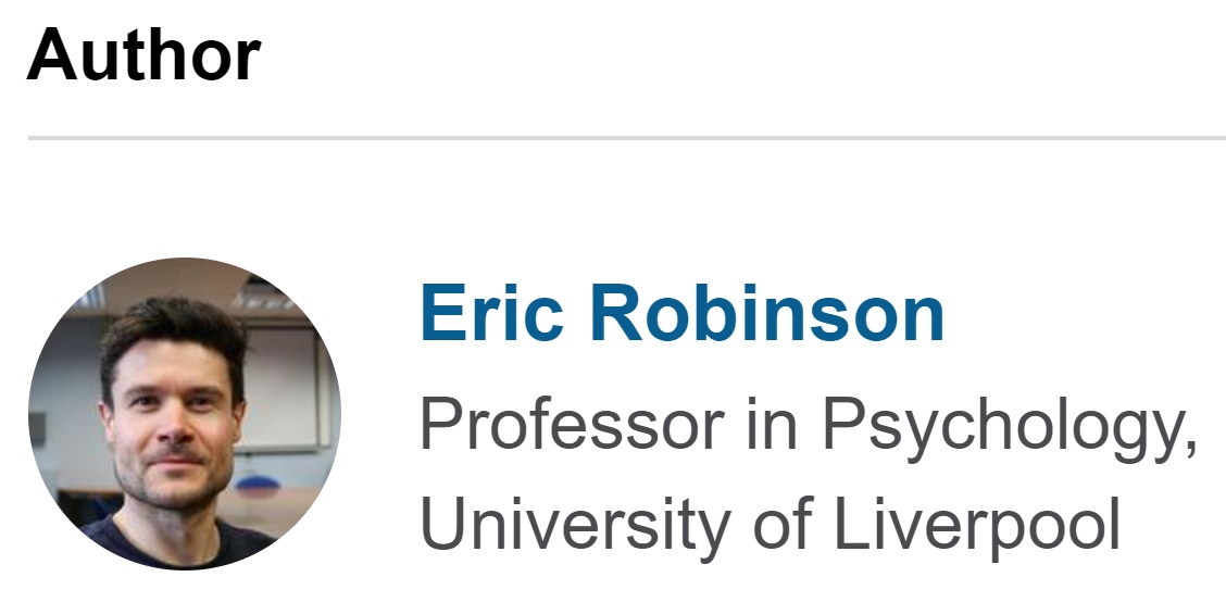 Author Eric Robinson