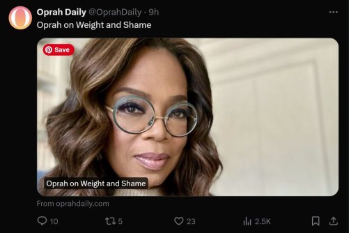 Oprah on Weight and Shame
