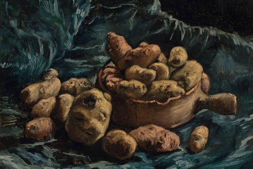 Still life with an Earthen Bowl and Potatoes