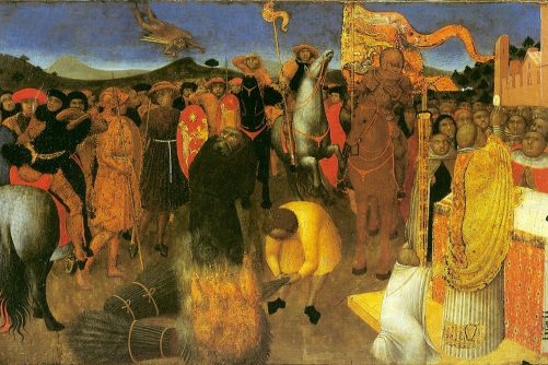 Burning of a Heretic