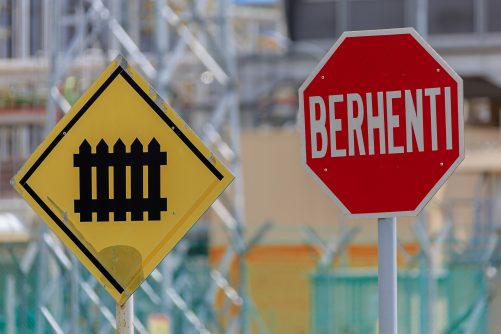 Stop and Warning Signs in Malaysia