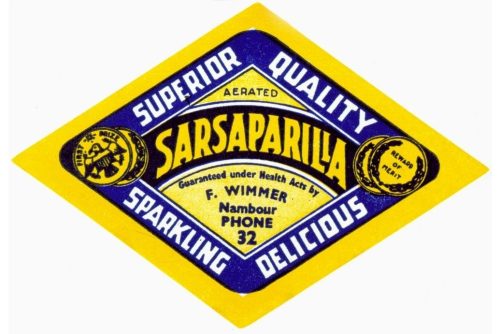 Wimmer’s Sarsaparilla Label
