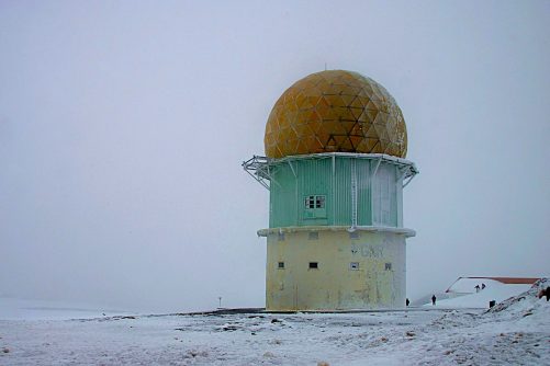 Old Radar Station at the Top of Serra da Estrela, photograph by Joaquim Alves Gaspar,