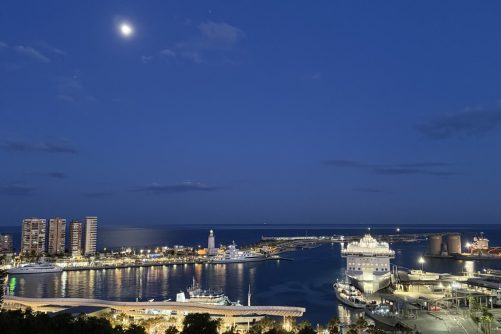 Málaga Harbor, photograph by Aaron Kelly