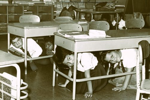 Duck and Cover, photograph by Walter Albertin