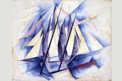 Sail – In Two Movements, painting by Charles Demuth