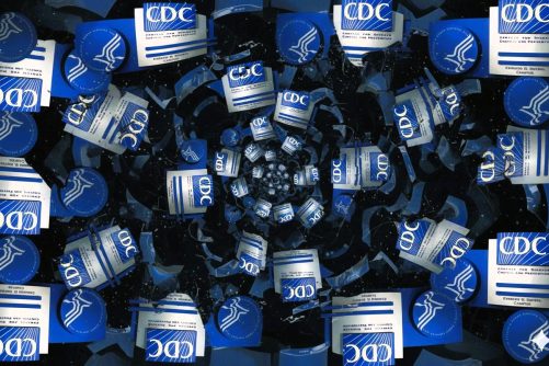 CDC Dissolving, illustration from Gemini AI image generation