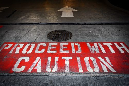 Proceed with Caution, photograph by Edna Winti