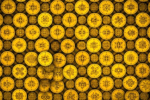 Coins, illustration created with Gemini image generation