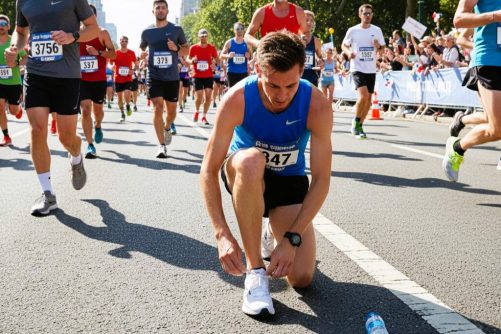 Shoelaces, illustration created with Gemini image generation