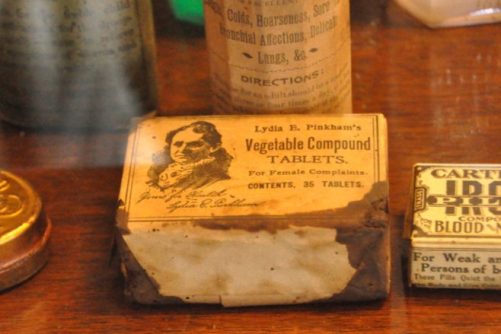 Lydia Pinkham’s Vegetable Tablets, photograph by Magicpiano