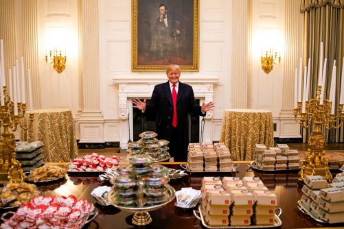 President Trump Welcomes the Clemson Tigers, official White House photograph by Joyce N. Boghosian