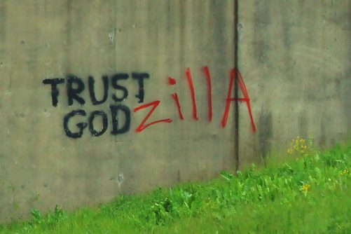 Trust Godzilla, photograph by formulanone