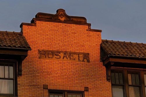 Sun Rising on the Rosalia Building in Mt Lebanon, photograph by Ted Kyle / ConscienHealth