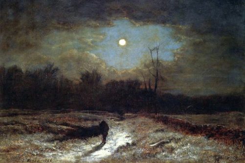 Christmas Eve, painting by George Inness