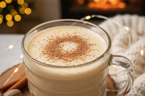 Eggnog, illustration created for ConscienHealth