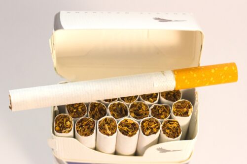 Cigarette, photograph by Oleg Dubyna