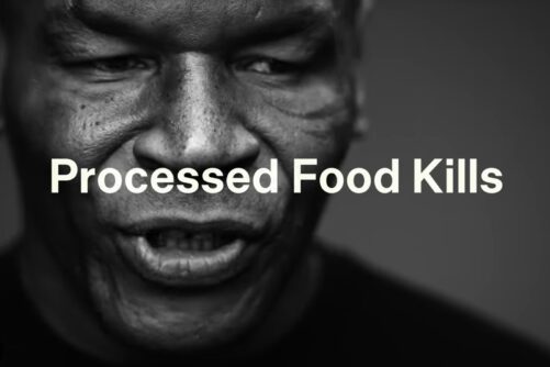 Mike Tyson: Eat Real Food, advertising by the MAHA Center Inc.